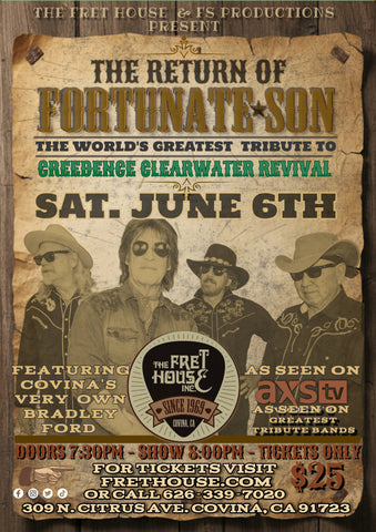 Fortunate Son: A Tribute to Creedence Clearwater Revival, Saturday, June 6