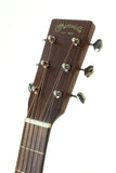 Guitar headstock with 'Martin' branding on a white background