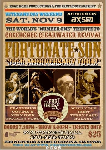 Fortunate Son: A Tribute to Creedence Clearwater Revival, Sat Nov 9