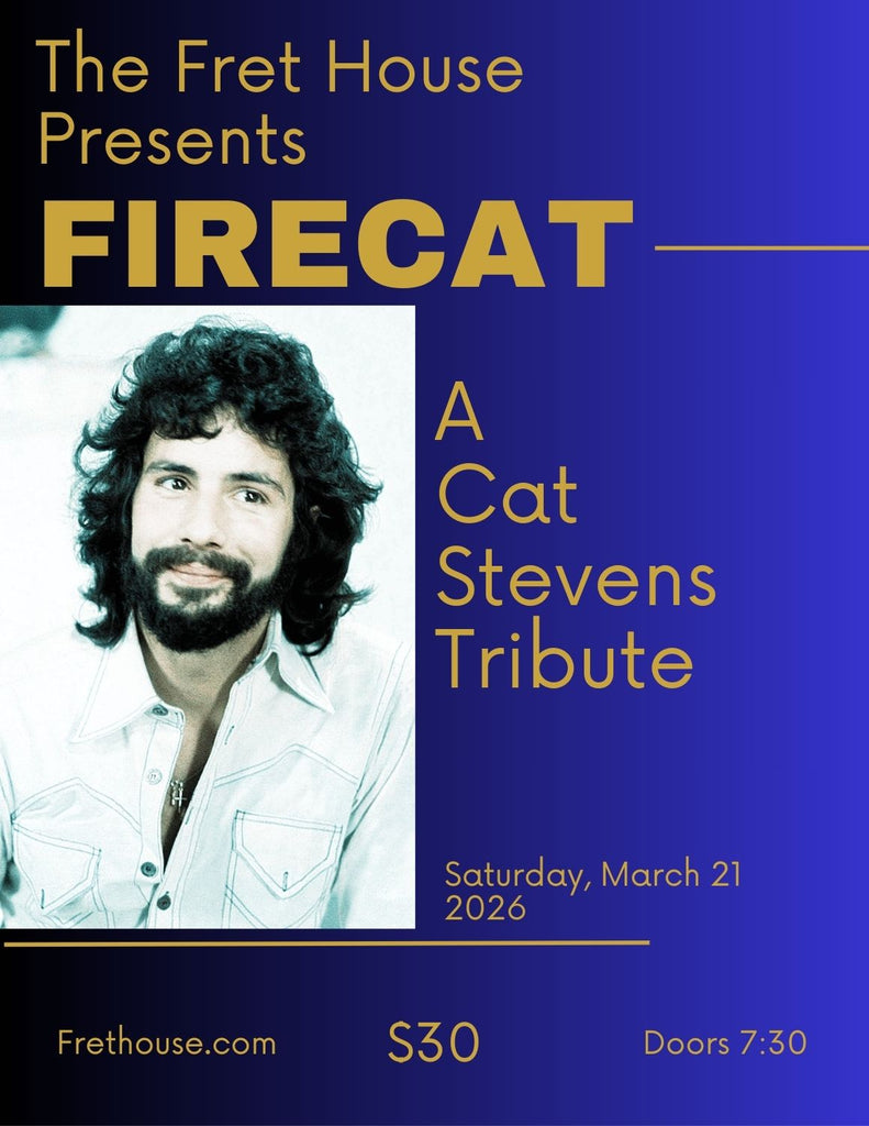 Firecat: A Cat Stevens Tribute  Saturday, March 21, 8:00 pm