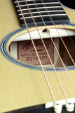 A guitar serial number