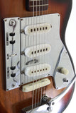 vintage Guyatone electric guitar detail