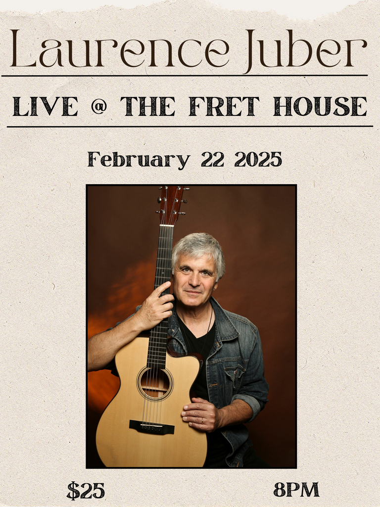 Laurence Juber in Concert, Saturday, Feb 22, 8:00 pm