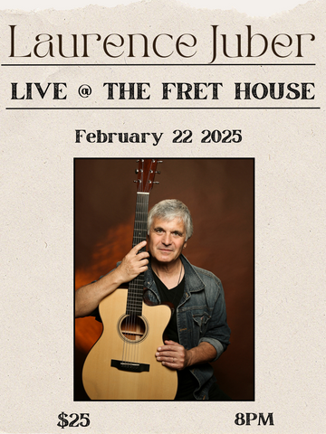 Laurence Juber in Concert, Saturday, Feb 22, 8:00 pm