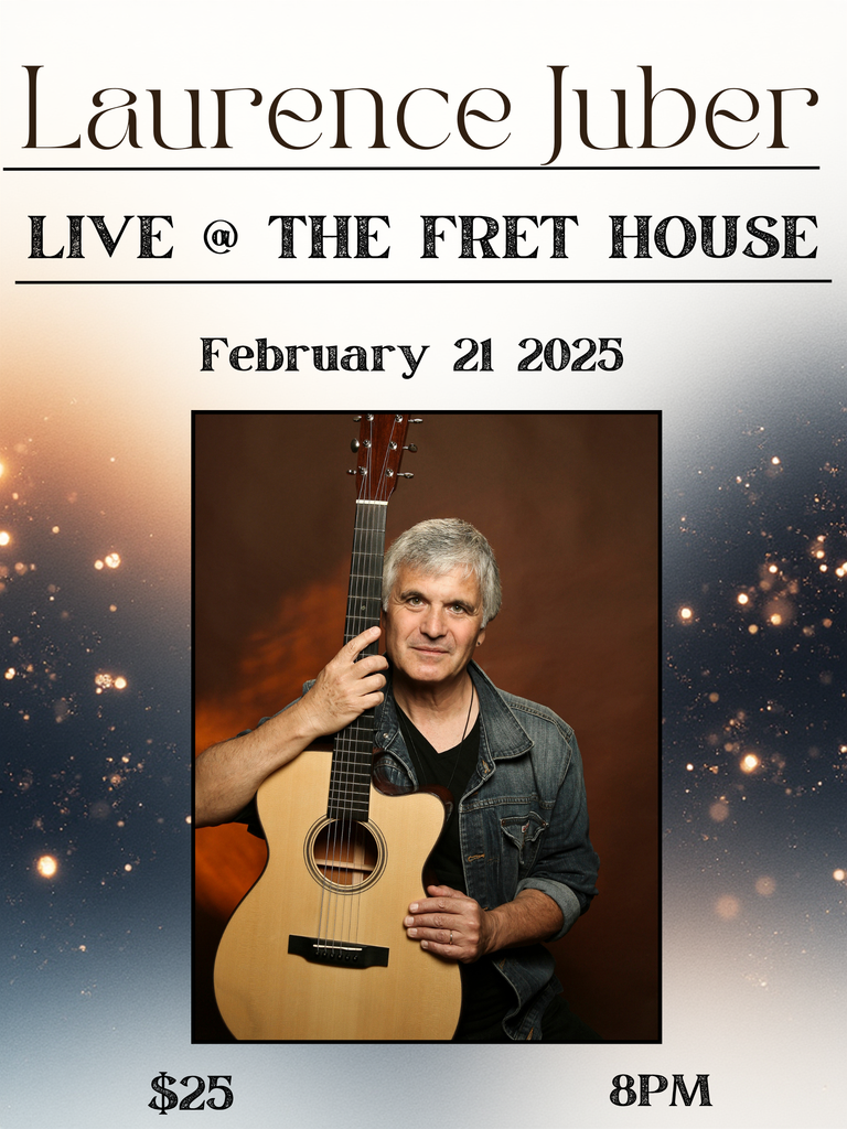 Laurence Juber in Concert, Saturday, Feb 21, 8:00 pm