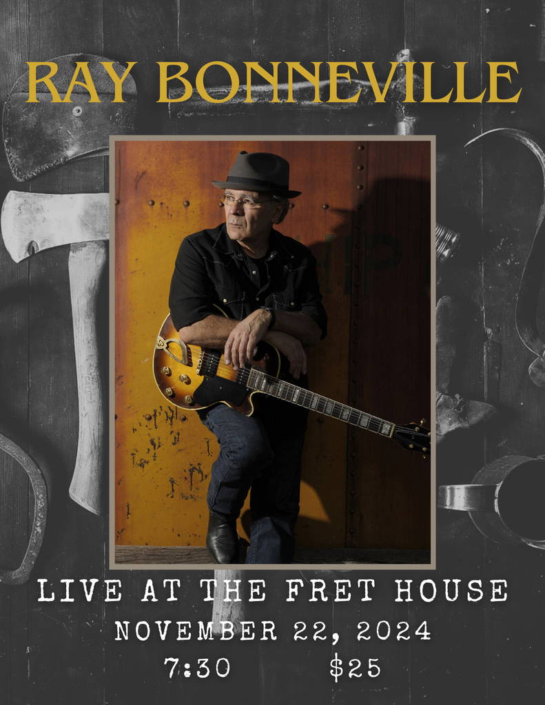 Ray Bonneville In Concert, Saturday,  Nov 22, 8:00 pm