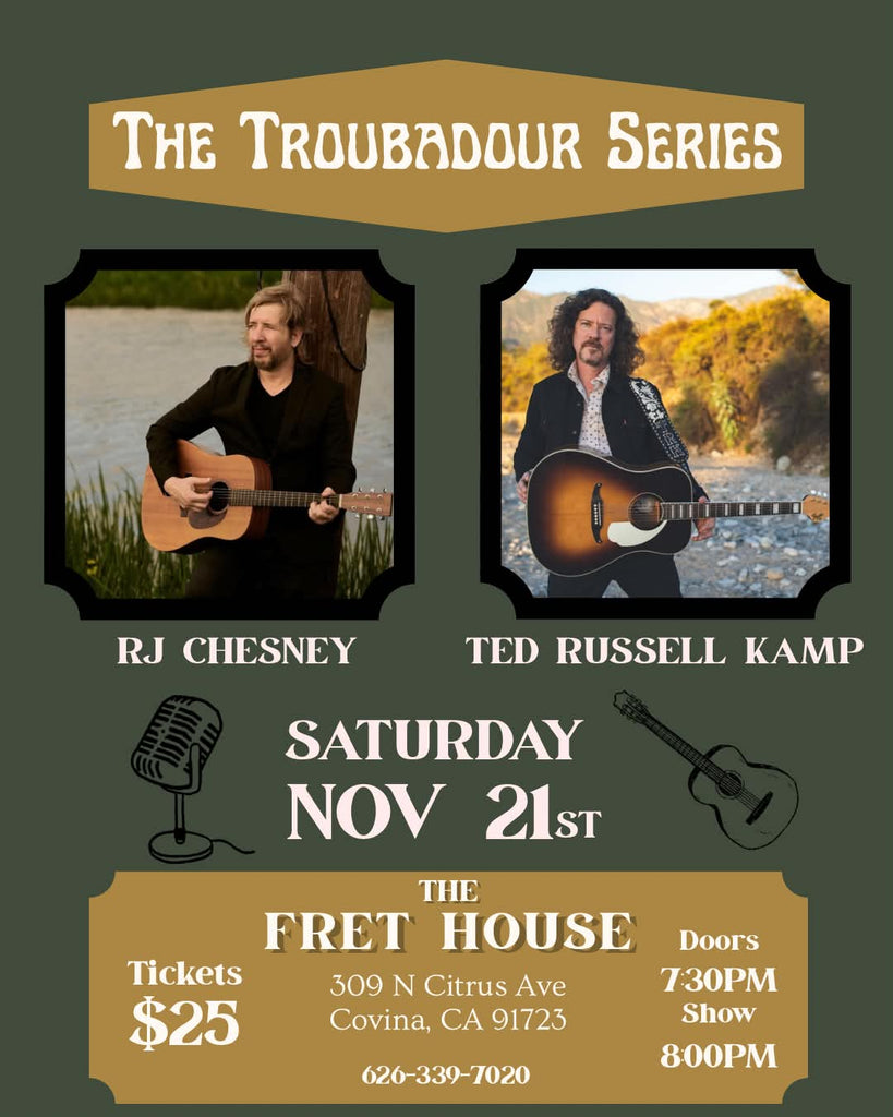 The Troubadour Series Presents:  RJ Chesney and Ted Russell Camp